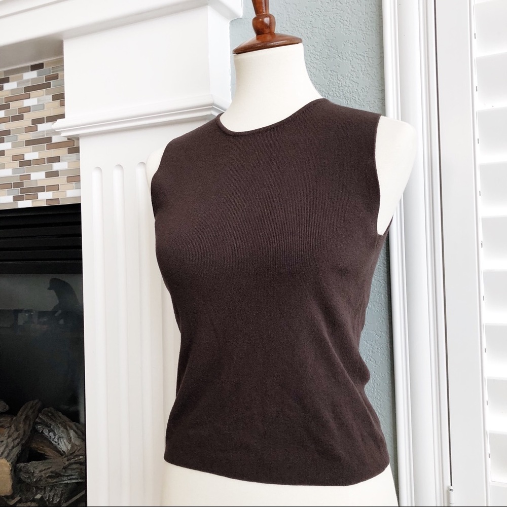 SOLD ღ brown loft tank top